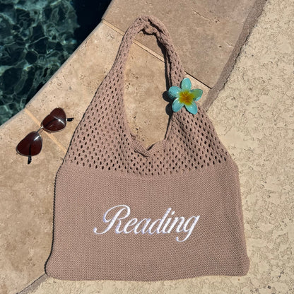 Summer bookish totes 🌺