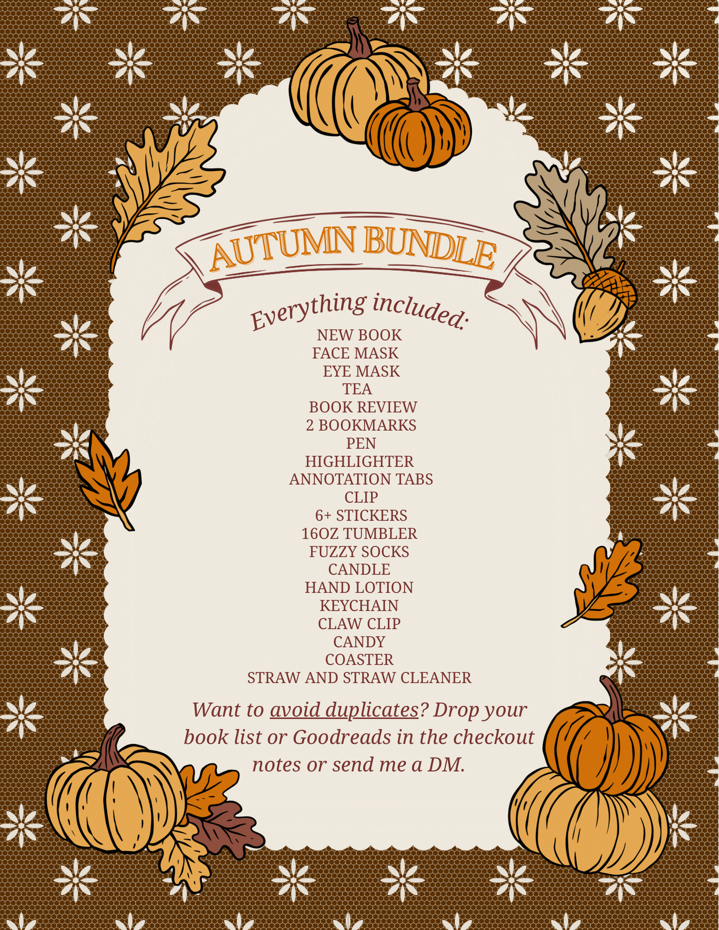 ✨🍂The autumn lovers book box 🍂✨
