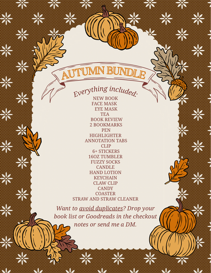 ✨🍂The autumn lovers book box 🍂✨