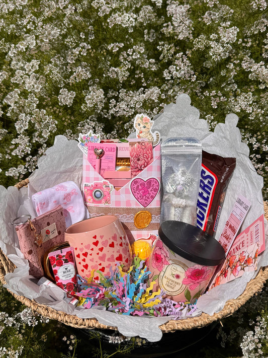 Picnic blind date with a book self care package